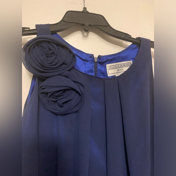Jessica Howard women’s navy dress. Size 12 Petite. - Picture 3 of 8